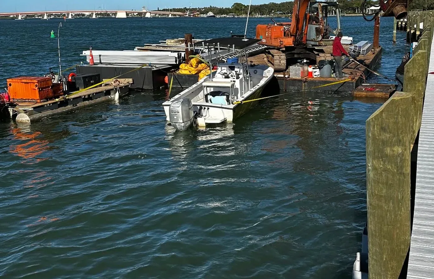 Completed AVS Marine waterfront construction project related to Terms of Service